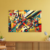 ABSTR_24-085, Abstrakte Galerie Art Leinwanddruck (Insitu (Wohnzimmer))