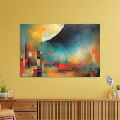 ABSTR_24-093, Abstrakte Galerie Art Leinwanddruck (Insitu (Wohnzimmer))