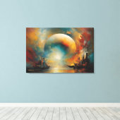 ABSTR_24_100, Abstrakte Galerie Art Leinwanddruck (Insitu (Holzboden))