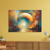 ABSTR_24_100, Abstrakte Galerie Art Leinwanddruck (Insitu (Wohnzimmer))