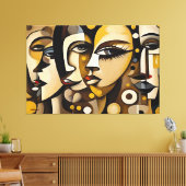 ABSTR_25-005 Abstrakte Galerie Kunst Leinwanddruck (Insitu (Wohnzimmer))