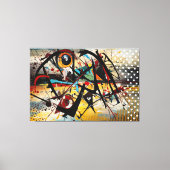 ABSTR_25-008 Abstrakt Art Canvas Print Leinwanddruck (Vorderseite)