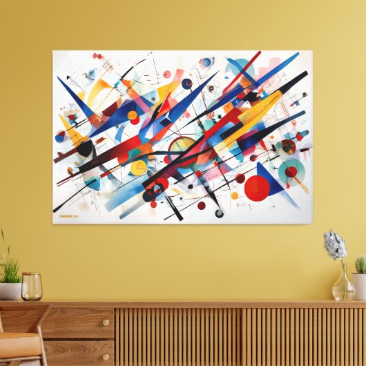 ABSTR_25-012 Abstrakt Art Canvas Print Leinwanddruck (Insitu (Wohnzimmer))