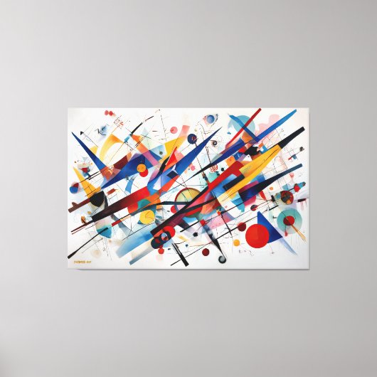 ABSTR_25-012 Abstrakt Art Canvas Print Leinwanddruck (Vorderseite)