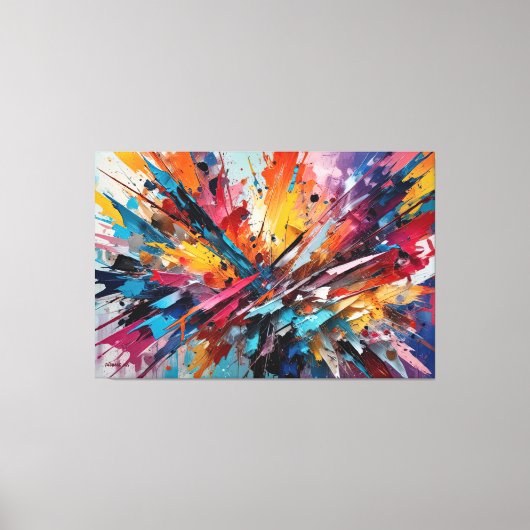 ABSTR_25-039 Abstrakt Art Canvas Print Leinwanddruck (Vorderseite)