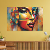 ABSTR_25-043 Abstrakt Art Canvas Print Leinwanddruck (Insitu (Wohnzimmer))