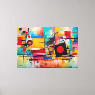 ABSTR_25-051 Abstrakt Art Canvas Print Leinwanddruck