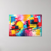 ABSTR_25-057 Abstrakt Art Canvas Print Leinwanddruck (Vorderseite)