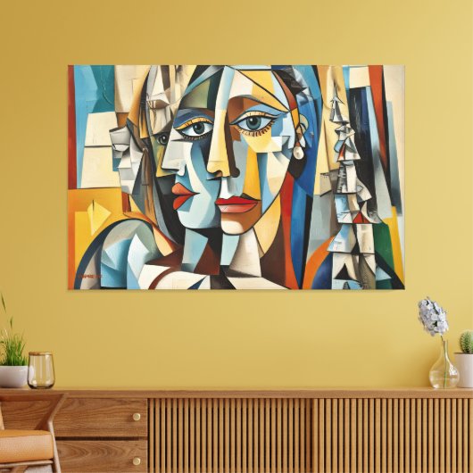 ABSTR_25-070 Abstrakt Art Canvas Print Leinwanddruck (Insitu (Wohnzimmer))