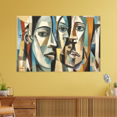 ABSTR_25-073 Abstrakt Art Canvas Print Leinwanddruck (Insitu (Wohnzimmer))