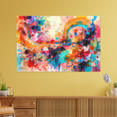 ABSTR_25-079 Abstrakt Art Canvas Print Leinwanddruck (Insitu (Wohnzimmer))