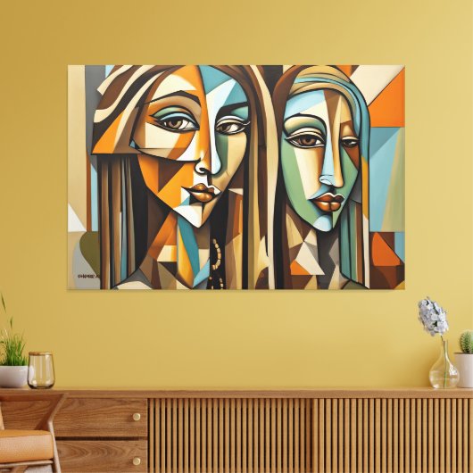 ABSTR_25-081 Abstrakt Art Canvas Print Leinwanddruck (Insitu (Wohnzimmer))