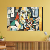 ABSTR_25-083 Abstrakt Art Canvas Print Leinwanddruck (Insitu (Wohnzimmer))