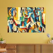 ABSTR_25-084 Abstrakt Art Canvas Print Leinwanddruck (Insitu (Wohnzimmer))