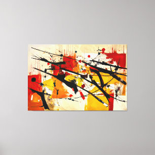ABSTR_25-086 Abstrakt Art Canvas Print Leinwanddruck