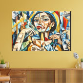 ABSTR_25-095 Abstrakt Art Canvas Print Leinwanddruck (Insitu (Wohnzimmer))