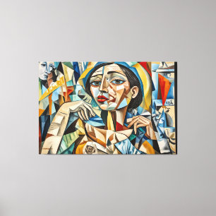 ABSTR_25-095 Abstrakt Art Canvas Print Leinwanddruck