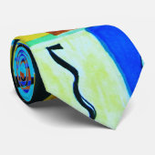 Abstrac Moderne geometrische Krawatte (Gerollt)