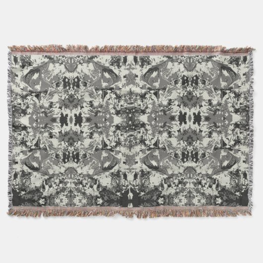 Abstrack Black Pattern Decke (Vorderseite)