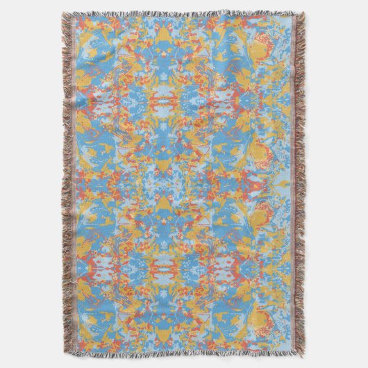 Abstrack Blue Exclusive Muster Decke (Vorderseite Vertikal)