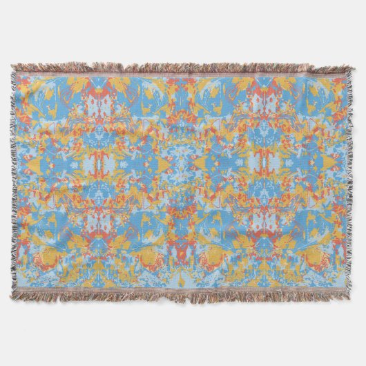 Abstrack Blue Exclusive Muster Decke (Vorderseite)