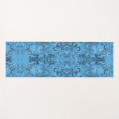 Abstrack Blue Exclusive Muster Yogamatte (Vorderseite (Horizontal))