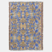 Abstrack Blue Yellow Exclusive Muster Decke (Vorderseite Vertikal)