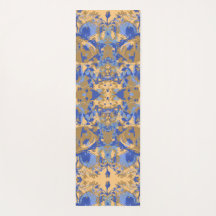 Abstrack Blue Yellow Exclusive Muster