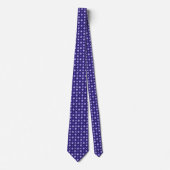 Abstrack Diagonal Lila Neck Tie Krawatte (Vorderseite)