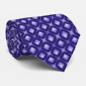 Abstrack Diagonal Lila Neck Tie Krawatte (Gerollt)