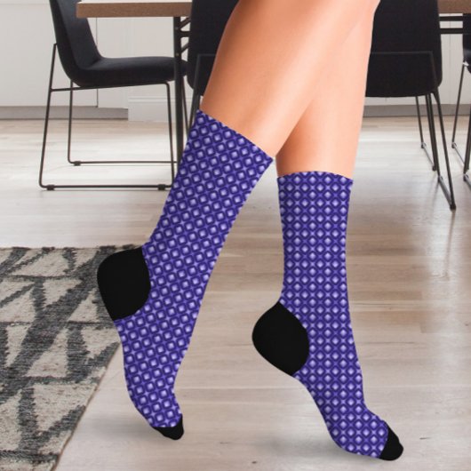 Abstrack Diagonal Lila Socken