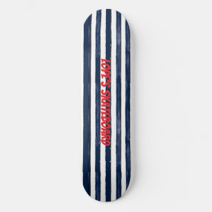 Abstrack Marine Streifen Nahtlos Skateboard
