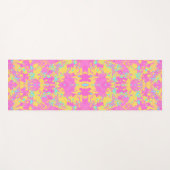 Abstrack Pink Exklusives Modedesign Yogamatte (Vorderseite (Horizontal))