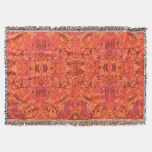 Abstrack Red Exclusive Muster Decke (Vorderseite)