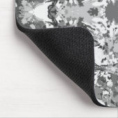 Abstrack Schwarz-Weiß Exklusiv Muster Mousepad (Ecke)