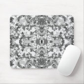 Abstrack Schwarz-Weiß Exklusiv Muster Mousepad (Mit Mouse)