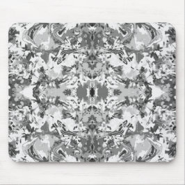 Abstrack Schwarz-Weiß Exklusiv Muster Mousepad