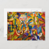 abstraCodAction-Postkarte Postkarte (Vorne/Hinten)