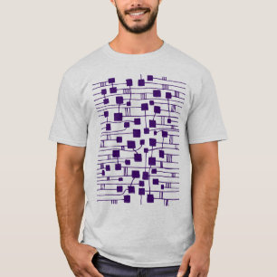 Abstract 111211 - Deep Purple T-Shirt