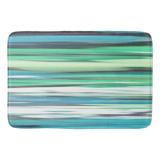 Abstract #2: Aqua blue blue blur Badematte (Vorderseite)