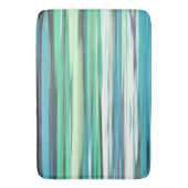 Abstract #2: Aqua blue blue blur Badematte (Vorderseite Vertikal)