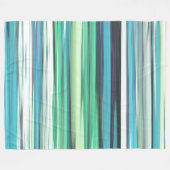Abstract #2: Aqua blue blue blur Fleecedecke (Vorderseite (Horizontal))