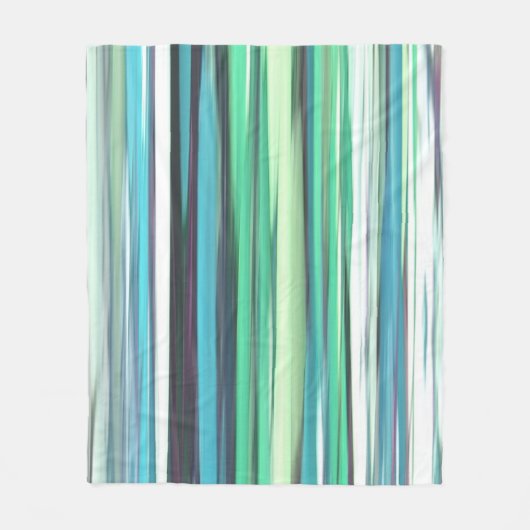 Abstract #2: Aqua blue blue blur Fleecedecke (Vorderseite)