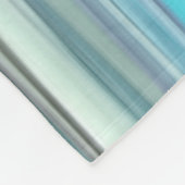 Abstract #2: Aqua blue blue blur Fleecedecke (Ecke)