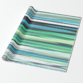 Abstract #2: Aqua blue blue blur Geschenkpapier (Ungerollt)