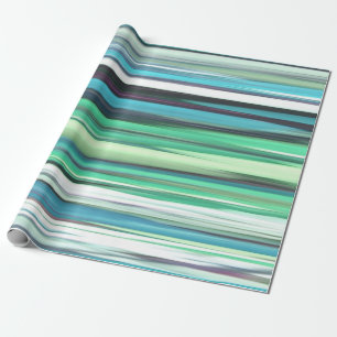 Abstract #2: Aqua blue blue blur Geschenkpapier