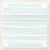 Abstract #2: Aqua blue blue blur Glasuntersetzer (Rückseite)