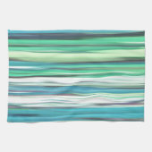 Abstract #2: Aqua blue blue blur Handtuch (Horizontal)