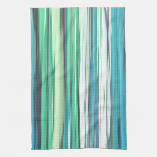 Abstract #2: Aqua blue blue blur Handtuch (Vertikal)