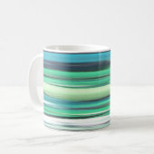Abstract #2: Aqua blue blue blur Kaffeetasse (Vorderseite Links)